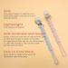 PAPACHOO Pacifier Clip 2 Pack - BPA Free Silicone Beads - Teething Relief for Baby Boys and Girls - Soothie Binky Clips in Dusty Blue and Light Pink - Buy Online on SooperMarket.com