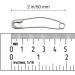 Quilting Curved Safety Pins Size 3 - 100 Count | Quick Basting Pins for Sewing Projects - Buy Online on SooperMarket.com