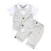 AmzBarley Baby Boys Gentlemans Outfit Suit Kids Long/Short Sleeve Dress Shirt Pants Vest Bowtie Tuxedo Rompers Childs Birthday Evening Holiday Party Ivory 1-2 Years