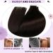 Shop Laavoo Dark Brown Real Hair Tape Extensions - 45cm Seamless & Invisible - 20 Pieces (50g) - Perfect Hair Recovery Solution - Buy Online on SooperMarket.com