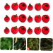 Zerodeko 18pcs Christmas Apple Pendant Xmas Party Supplies Fruit Xmas Ornaments Christmas Tree Fruit Decorations Christmas Tree Ornaments Home Decorations Party Bag Fabric 6cm Red - Buy Online on SooperMarket.com