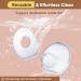 Lictin Breast Shells 2PCS Milk Collector Set | Silicone Nursing Cups for Breastfeeding | Includes 20 Breast Milk Storage Bags | Reusable and Leakproof - Buy Online on SooperMarket.com