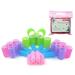 Gift Packaging Hair Rollers Self Grip Holding Rollers Hairdressing Curlers Hair Design Sticky Cling Style For DIY Or Hair Salon By Kamay's (Gripping Sticky Rollers 30PCS 5 Size-20 25 30 40 48mm) Nylon Sticky 30PCS 5 Sizes