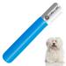 FLAMIA & JABZ Dog Stripping Knife Right-Handed Stainless Steel with Plastic Handle (Medium)
