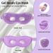 Cavoilu 2Pack Gel Eye Mask for Dark Circles & Puffiness - Hot & Cold Cooling, Reusable, Stress Relief - Purple - Buy Online on SooperMarket.com