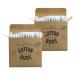 2-Boxes of 200 Bamboo Cotton Swabs Plastic Free Portable Biodegradable Eco-Friendly and Renewable Resources.