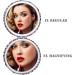 Compact Vanity Makeup Mirror for Women Girls Red Elegant Travel Cosmetic Mirrors for Pocket Purse Wallet Handbag Portable Magnifying Handheld Small Mirror - Buy Online on SooperMarket.com