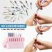 MAKARTT Nail Drill Bit Holder & Storage Case - Pink | 7 Anti-Slip Holes, Detachable Stand, Organize Nail Tech Supplies - Buy Online on SooperMarket.com