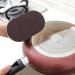 Tainrunse Stove Cleaning Sponge Brush Comfortable Grip Emery with Ergonomic Handle Mini Oil-Proof Quick Drying Multifunctional Kitchen Dish Pot Pan Bowl Sink Brown - Buy Online on SooperMarket.com