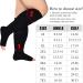 FEOYA Compression Stockings | Medical Thrombosis Socks for Men & Women | Open Lace Calves | Plantar Fasciitis & Heel Spur Support | Sizes M-7XL - Black - Buy Online on SooperMarket.com