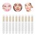Shop Premium White Lash Brushes Set for Cleansing | Soft Eyelash Cleaning Brush & Shampoo for Extensions - Buy Online on SooperMarket.com