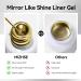 MIZHSE Gold & Silver Metallic Gel Nail Art - 3D Mirror Paint for Stunning French Designs | 7ML Soak Off Manicure Set - Buy Online on SooperMarket.com