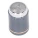 Mini Beard Trimmers Mini Pocket Beard Trimmer 6000RPM 3W LED Indicator ABS Aluminum Alloy for Travel (Grey Black)
