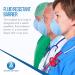 Buy Molded Face Masks - Fiberglass-Free Breathable Soft Edges Adjustable 50 Pack Blue - International Shipping Available - Buy Online on SooperMarket.com