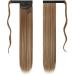 FESHFEN Straight Ponytail Extensions Long Wrap Around Ponytail Synthetic Clip in Pony Tail Hair Extensions Brown & Blonde Hairpiece for Women 24 inch 24 inch (Pack of 1) Brown & Blonde - Buy Online on SooperMarket.com