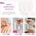 FRCOLOR 4Pcs Silicone Travel Shampoo Bottles Set Portable Refillable Lotion & Shampoo Bottles 30ml for Travel - Easy Squeezy White Containers - Buy Online on SooperMarket.com