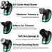 TEMKIN 5 in 1 Electric Shaver - Rechargeable Electric Razors with Floating Heads Hair Clipper Nose & Ear Trimmer Facial Cleaning Brush for Men - International Shipping Available - Buy Online on SooperMarket.com