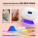 BOLASEN 60W LED Nail Lamp - Professional Gel Nail Dryer with Ceramic Tech No UV Damage Quick Drying Atmosphere Light & Metal Base - Buy Online on SooperMarket.com