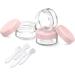 24 Pcs PAMIYO 10ml Clear Empty Jars - Pink Cream Jars for Skincare | International Shipping - Buy Online on SooperMarket.com