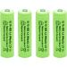 Buy Ni-Mh AA 600mAh 1.2V Rechargeable Batteries for Outdoor Solar Lights - 4 Pack - Buy Online on SooperMarket.com
