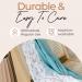Fern & Avery Swaddle Blankets - Gender Neutral Muslin Swaddles for Baby Boy or Girl - Set of 2 Rainbow Blue Newborn Essential Receiving Blankets - Buy Online on SooperMarket.com