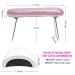AORAEM Nail Arm Rest Cushion with Bracket - Plum Pink Hand Pillow for Manicures and DIY Nail Art - Buy Online on SooperMarket.com