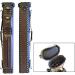 2x2/2x4 Hard Premium Pool Cue Case | Billiard Stick Carrying Case | Spring Loaded | Brown - Buy Online on SooperMarket.com