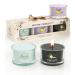 Fragrance candles gifts for women |Fragrance candles gift set for anxiety |6 fragrance candles in the glass |Relaxation gifts for women |(Collection Special gifts) Blue + purple + black