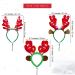 Pedgot 3 Pieces Light up Pet Christmas Headbands LED Pet Xmas Reindeer Antler Headbands for Christmas Holiday Supplies Accessory - Buy Online on SooperMarket.com