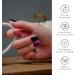 NAILOG Semi Cured Gel Nail Strips - Salon-Quality Long Lasting Nail Wraps - Dark Moon Night - 34 pcs - Buy Online on SooperMarket.com