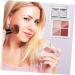 Gogogmee 6 Pcs Eye Shadow Empty Boxes Clear Eyeshadow Pans Eyeshadow Palette Transparent - Buy Online on SooperMarket.com