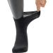 Yomandamor Men's Diabetic Socks 5-Pair Pack - Coolmax Ankle Socks with Arch Support, Size 10-13, Black - Buy Online on SooperMarket.com