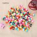 Hair Braid Beads Hair Accessories Colorful Braiding Beads Resin Beads for Decorating Hair African Style Hair Beads100pcs / set - Buy Online on SooperMarket.com