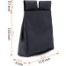 VISEMAN Extra Large Black Umpire Ball Bag for Baseball/Softball with Belt - Buy Online on SooperMarket.com