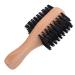 Fine Lines - Double Sided Mini Bristle Brush | Boar and Nylon Bristle Hair Brush | Soft Bristle Hair Brush for Afro Wet or Curly Hair | Bristle Hair Brushes for Women and Men