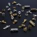 110PCS Retro Metal Dreadlock Hair Beads - Handmade DIY Hair Jewelry for Men and Women - Hip-Hop Style Dreadlock Accessories - Buy Online on SooperMarket.com