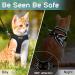 AOKCATS Escape Proof Cat Harness and Leash Set - Reflective Strips, Adjustable Comfort - Small Cat, Kitten - Black, Medium - Buy Online on SooperMarket.com