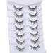 5D Wispy Natural Short Mink Eyelashes Pack - Clear Band (12mm) - Buy Online on SooperMarket.com