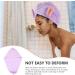 MAGICLULU Hair Protection 4pcs Bunny Ears Dry Hair Hat Hair Ring Quick Dry Coral Fleece Hair Health Violet - Buy Online on SooperMarket.com
