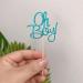 ALISSAR 24-Pack Glitter Blue Oh Boy Cupcake Toppers Cupcake Topper Picks for It'a A Boy Baby Shower Party Decoration Supplies - Buy Online on SooperMarket.com