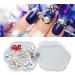 JUOPZKENN 1 Box Nail Art Rhinestones Resin Nail Art Ornaments Shiny Nail Accessories for Nail Decoration - Buy Online on SooperMarket.com