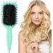 NILUTO Curl Defining Brush Curly Hair Brush Curl Brush for Curly Hair Curl Define Styling Brush Shaping and Defining Curls For Women Men Less Pulling and Curl Separation (1pcs Green)