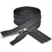 Sawoake 5/8 Inch Separating Jacket Zippers - 2PCS Black Molded Plastic Zipper Bulk for Coats, DIY Sewing Tools - Garment, Bags, Home Textile - Buy Online on SooperMarket.com