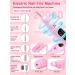 Acrylic Nail Kit with Drill and Lamp: 3 Colors 30G Acrylic Powder Nail Set - 36 Colored Glitter Powder Nail Art Tools Extension Kits Full Set for Beginners - Buy Online on SooperMarket.com