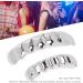 Hip Hop Teeth Halloween Hip Hop Teeth Convenient for Halloween Party for Hip Hop Fashion Shows(Silver) - Buy Online on SooperMarket.com