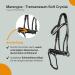 Marengos Soft Crystal Bridle for Horses & Ponies | Anatomically Shaped English Leather Bridle & Accessories in Black - Buy Online on SooperMarket.com