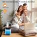Beioue 1000ML Cool Mist Humidifier with Night Light - Home, Bedroom, Baby, Yoga & Office - Dark Wood Grain Finish - Buy Online on SooperMarket.com