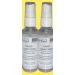 2 PACK Super Moisturizing Fresh Summer Lemonade Scented Hand Sanitizer Sprays with Organic Aloe Vera Natural Cellulose and Vitamin E Woman Owned Small Business Made in the USA