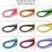 Paper Quilling Strips Set - 36 Colors - 900 Strips - 3mm x 39cm - Buy Online on SooperMarket.com