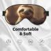 SSIMOO Adorable Sloth Sleep Mask - Adjustable Breathable Eye Mask for Comfortable Sleep | International Shipping Available - Buy Online on SooperMarket.com